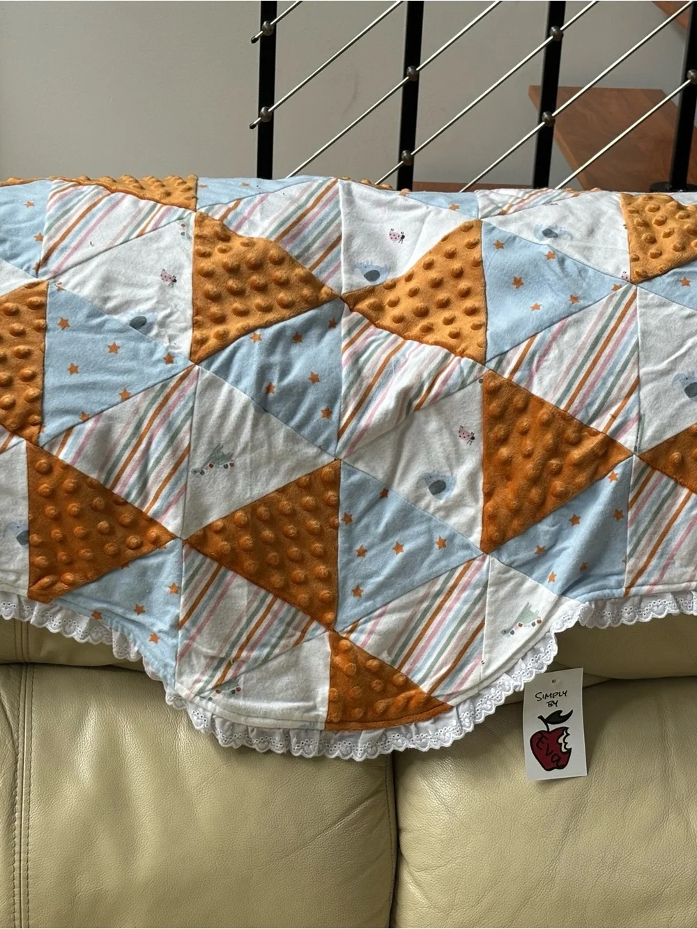 White & Yellow Animal Bus Baby Nursing Cover
